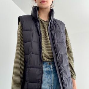 GAP // longline puffer vest